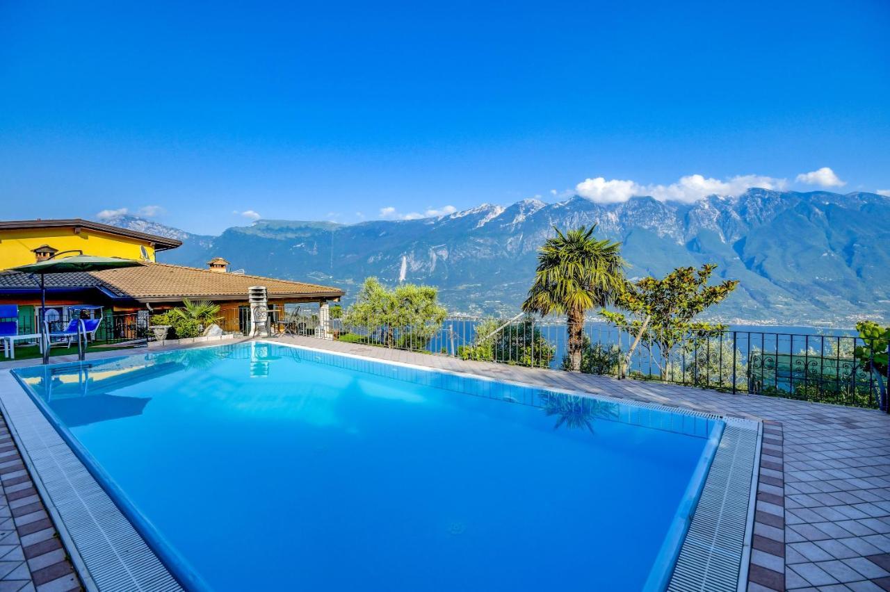 Casa Elka Residence Lake View And Pool By Garda Domus Mea Pieve  Exteriör bild