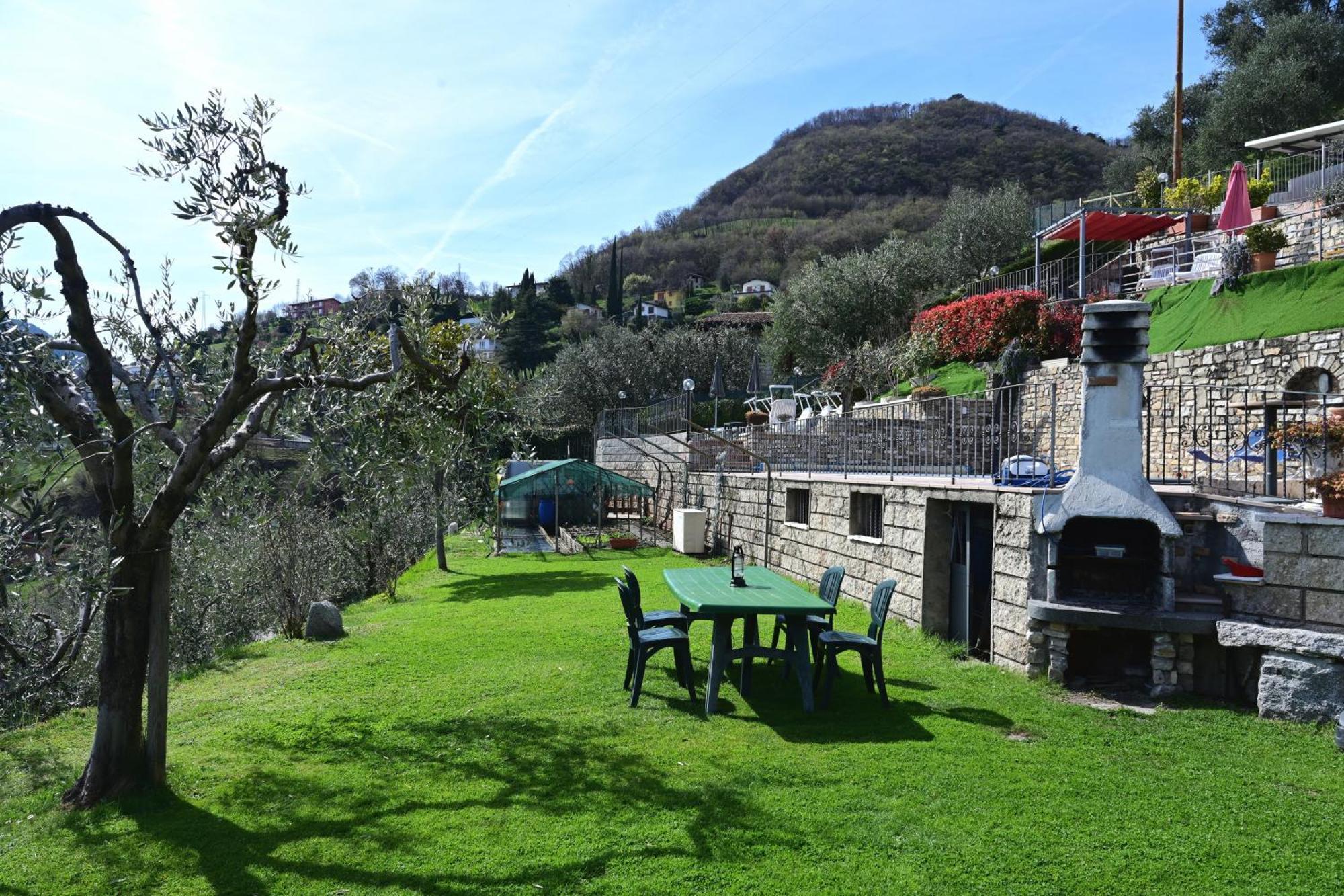 Casa Elka Residence Lake View And Pool By Garda Domus Mea Pieve  Exteriör bild